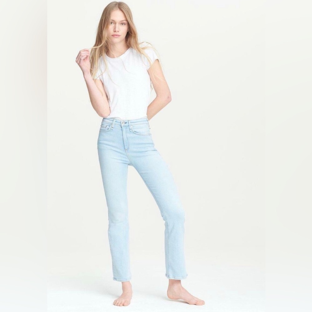 Rag & Bone Nina High Rise Ankle Flare, Sunset Wash. Size 29